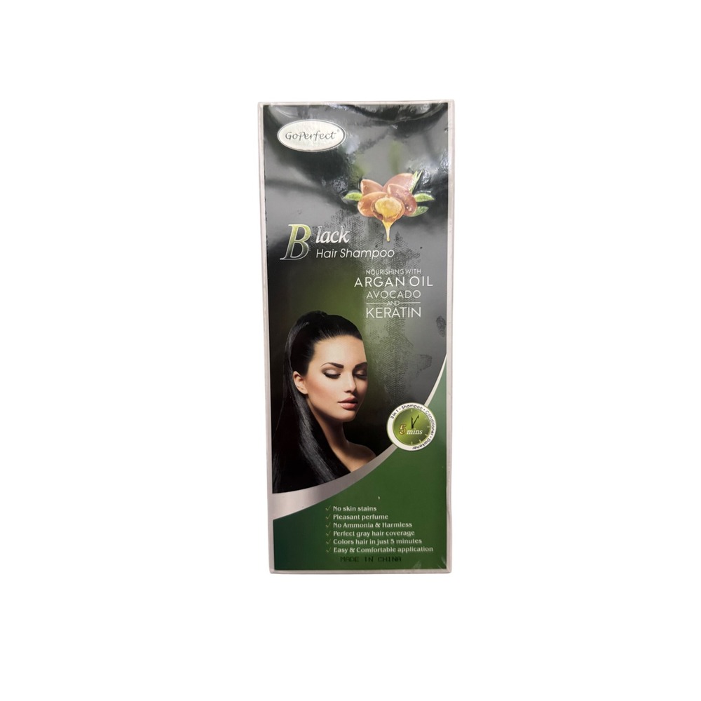 Natural‎ Black Hair Shampoo gray hair Keratin 400ml